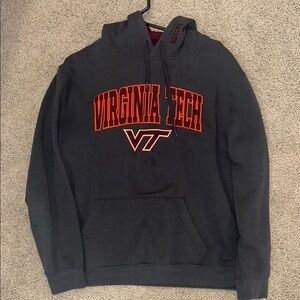 Virginia Tech dark gray Hoodie